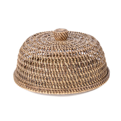 De rotan voedselkap - naturel bruin - M