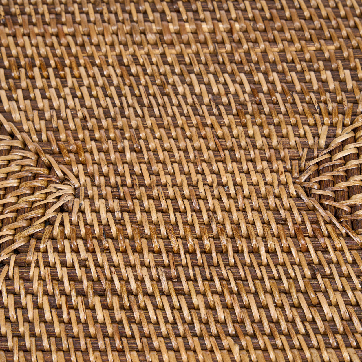 De koloniale rechthoekige placemat - naturel bruin
