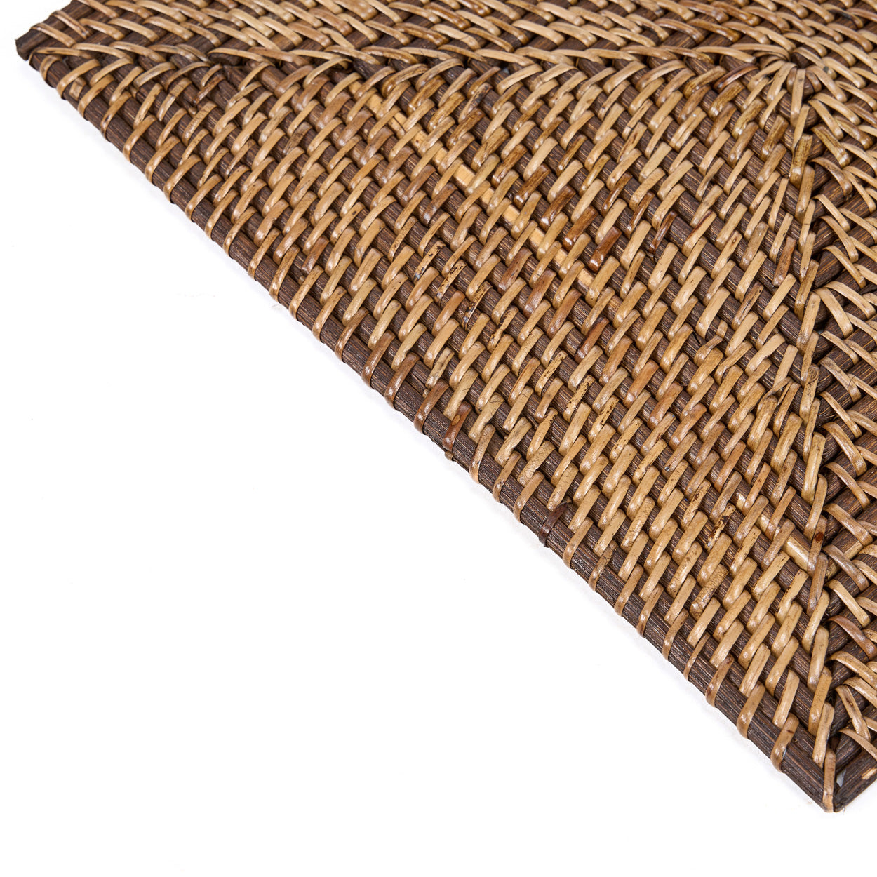 De koloniale rechthoekige placemat - naturel bruin