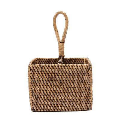 De rotan bestekhouder nr. 2 - naturel bruin
