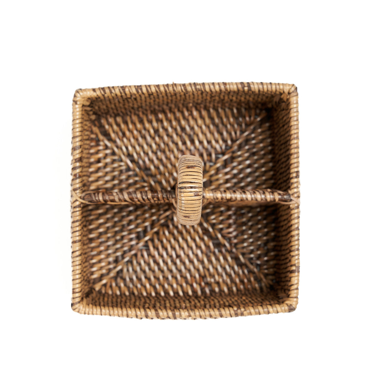 De rotan bestekhouder nr. 2 - naturel bruin