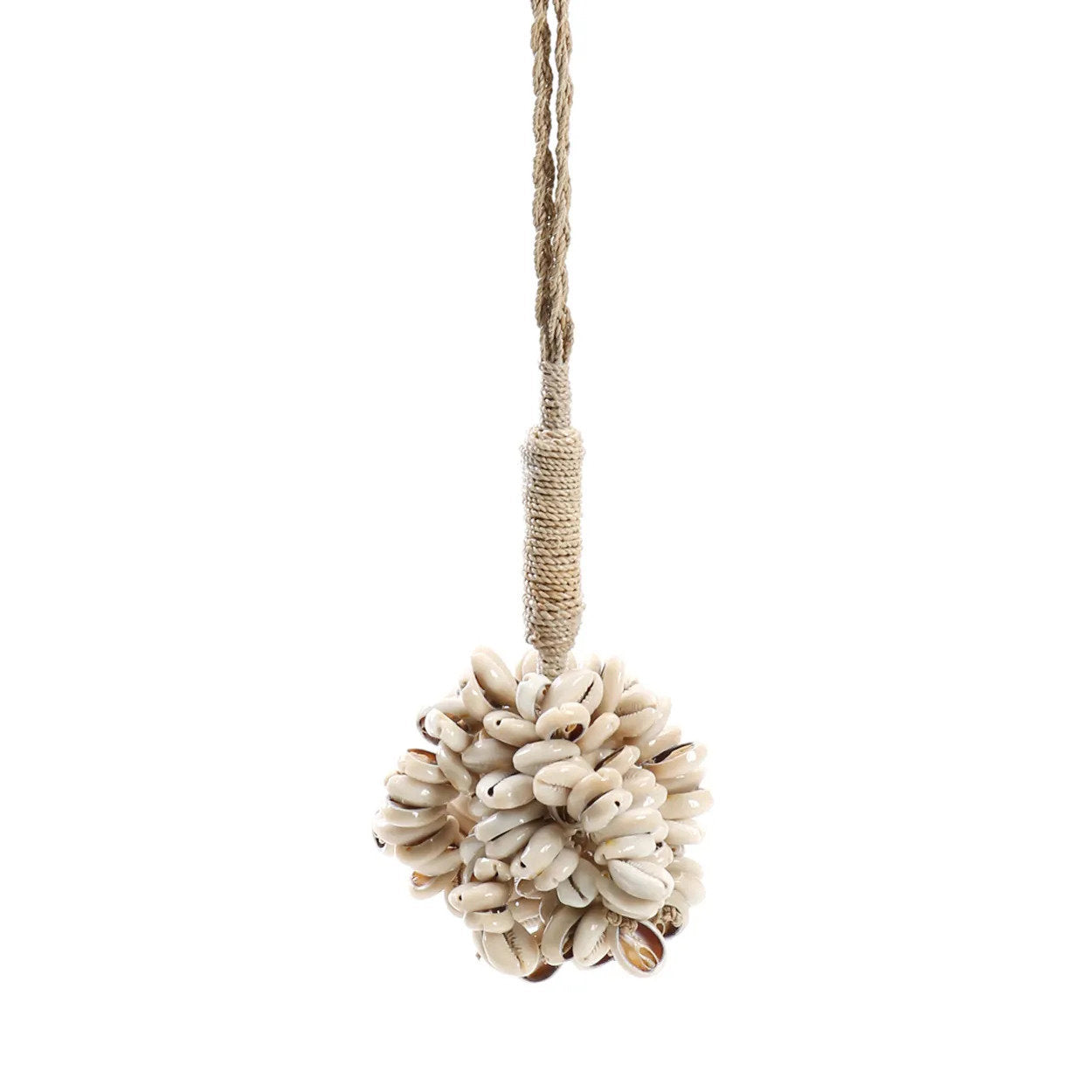 Deurhanger met kauri-schelpkwast - naturel
