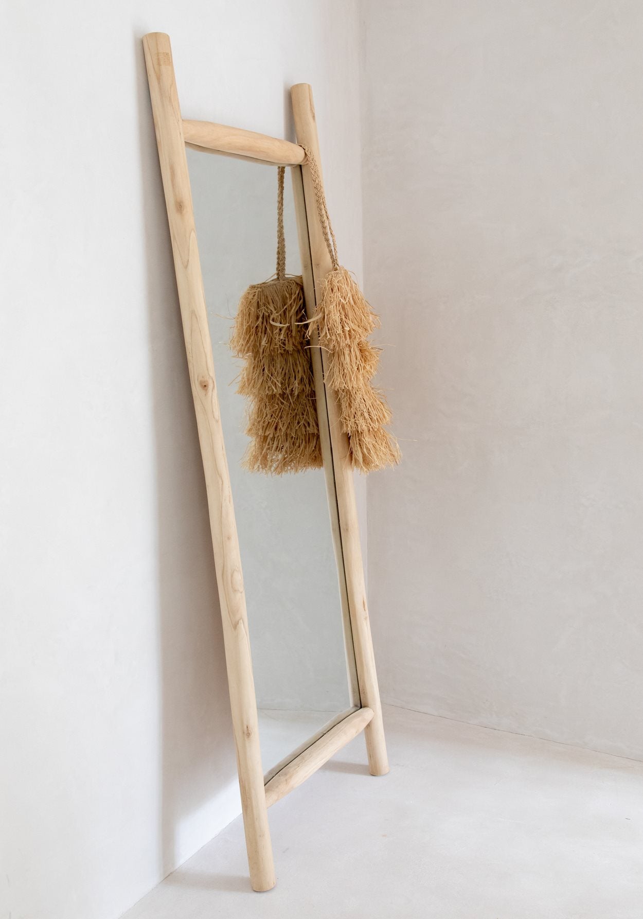 De Raffia Bahamas-tas - Naturel