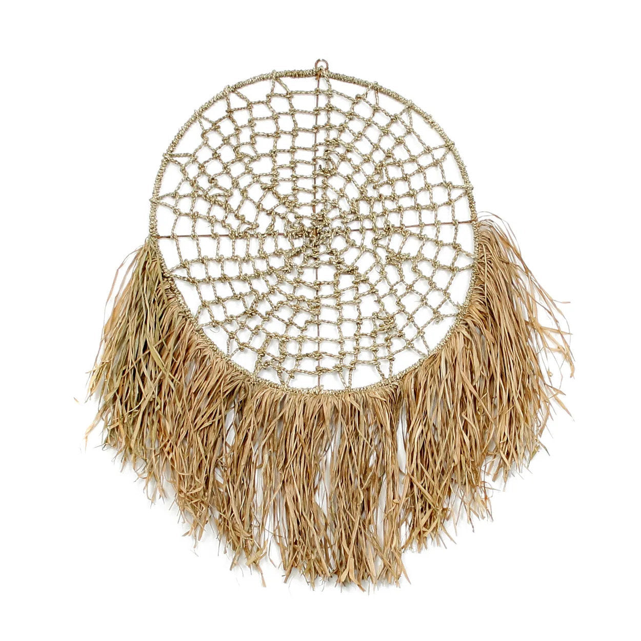 De raffia-dromenvanger - naturel
