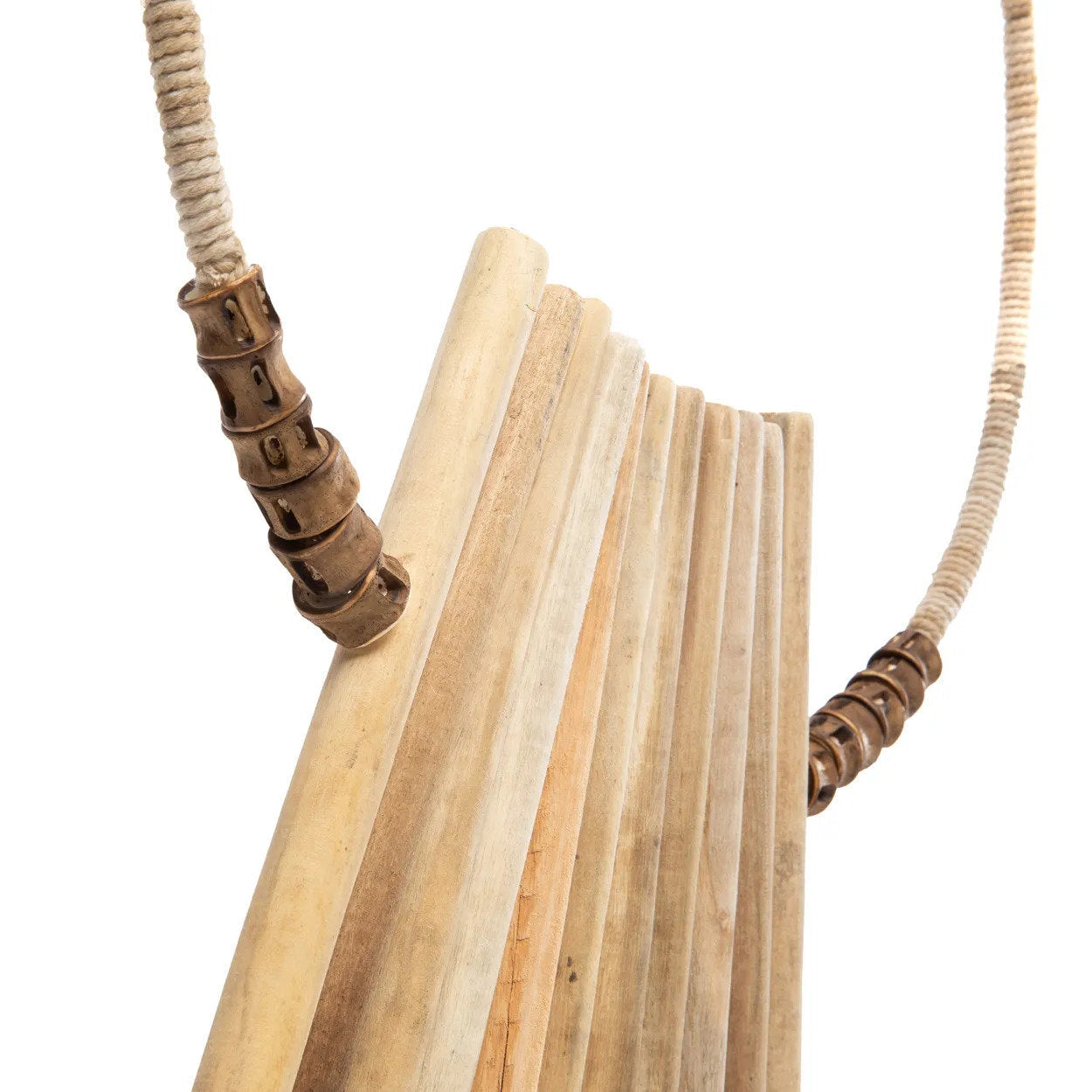 Houten stokjes op standaard - naturel