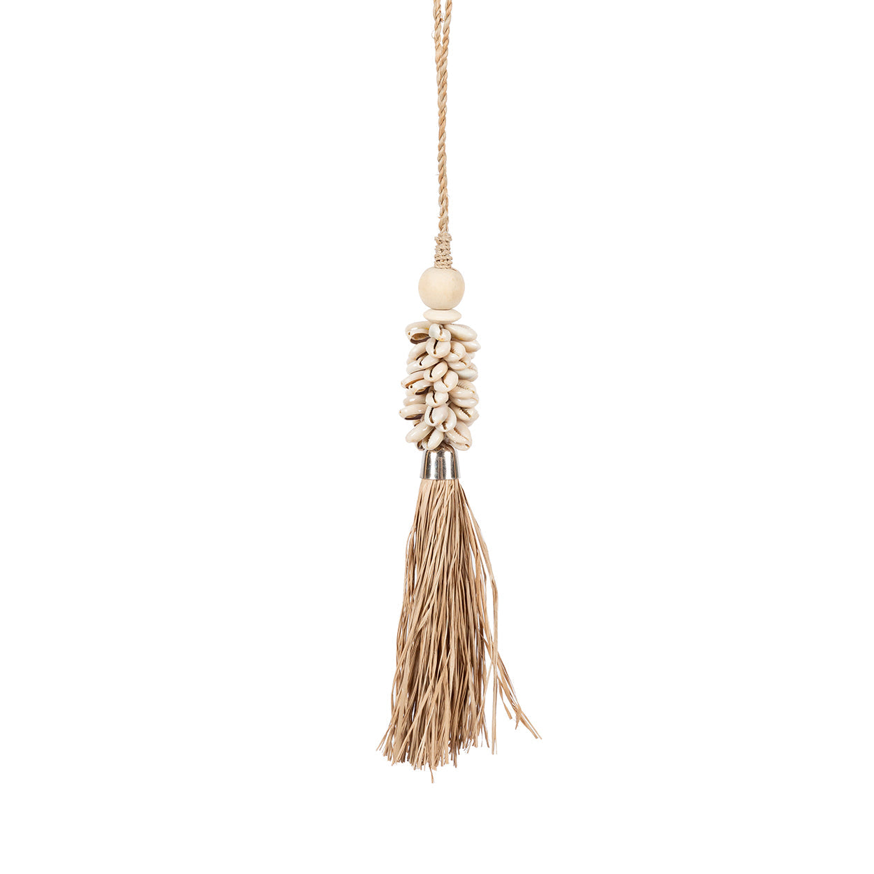 De cowrie- en raffiakwast - naturel