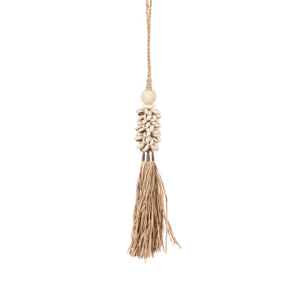 De cowrie- en raffiakwast - naturel