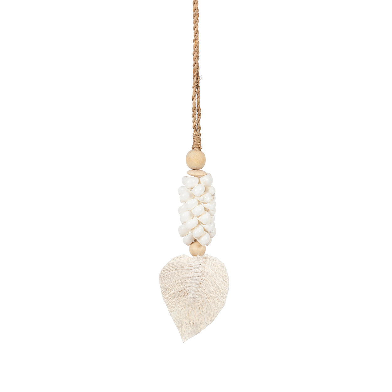 The Leaf & Shell kwast - wit
