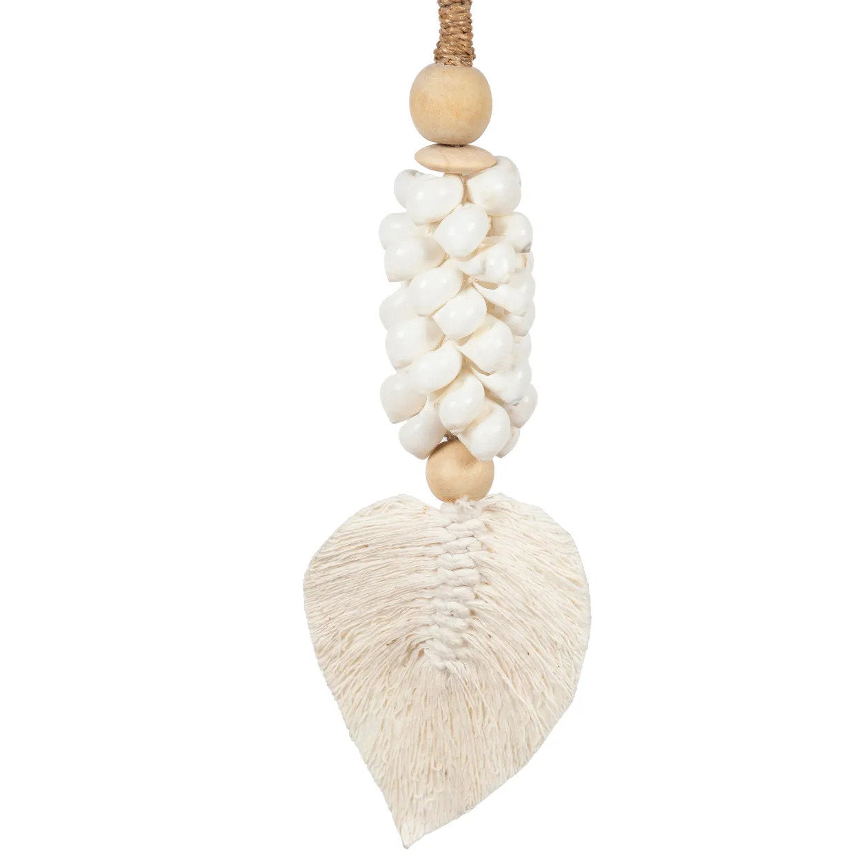 The Leaf & Shell kwast - wit
