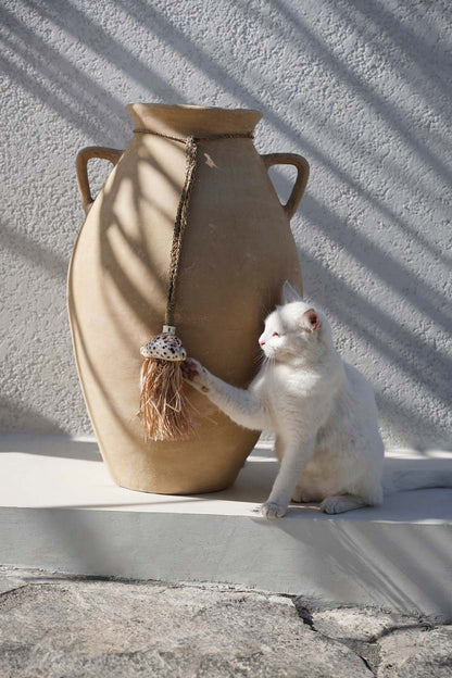 De Raffia Lupina Kwast - Naturel