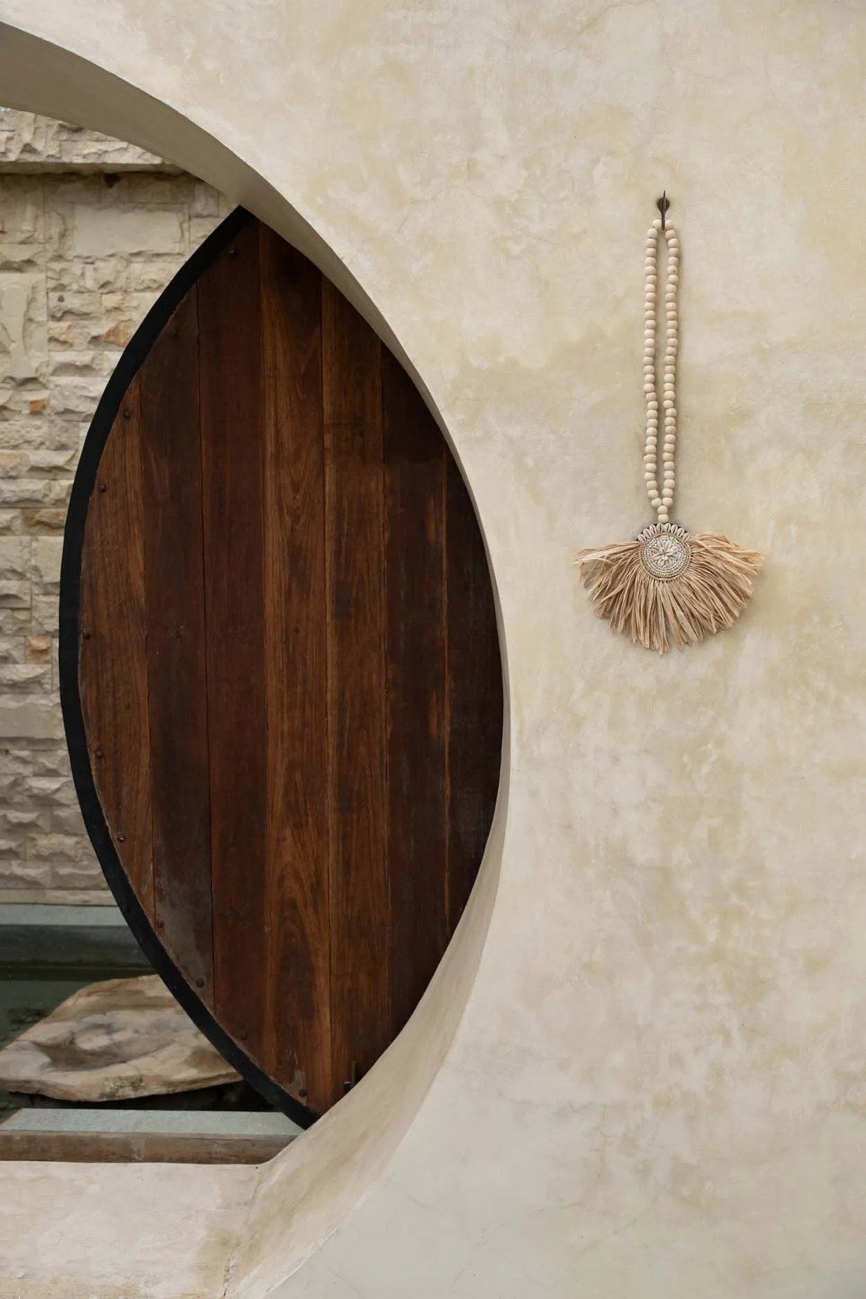 De Raffia Tajoe Kwast - Naturel