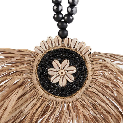 De Raffia Mahkota Kwast - Natuurlijk Zwart