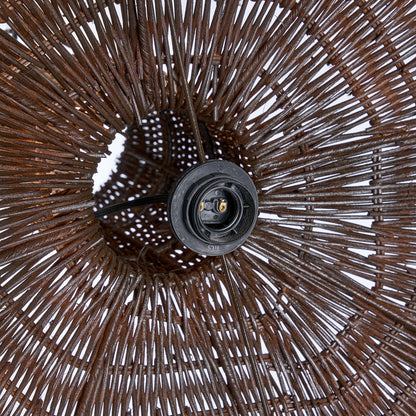 De Dome-hanglamp - Donkere walnoot - XL