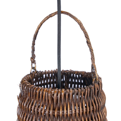 De Dome-hanglamp - Donkere walnoot - XL
