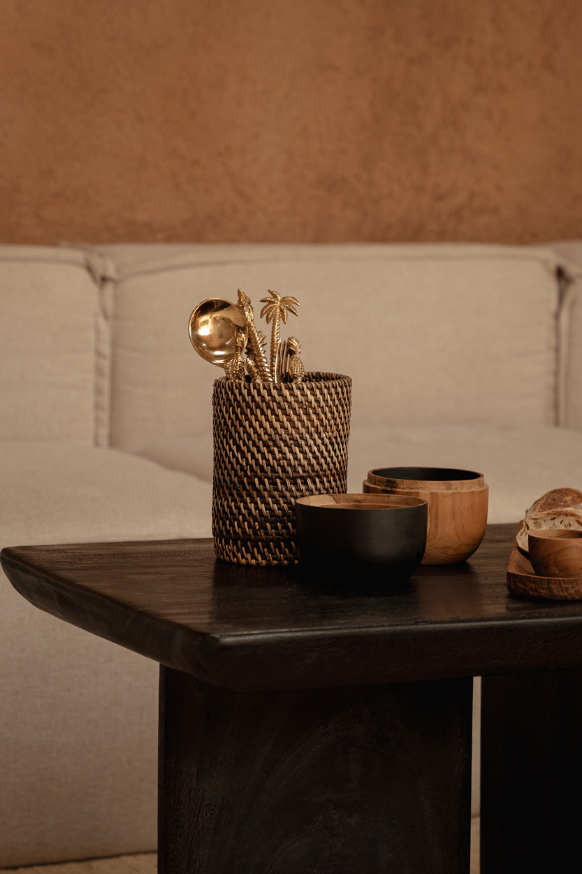 De Obsidian-salontafel - Zwart