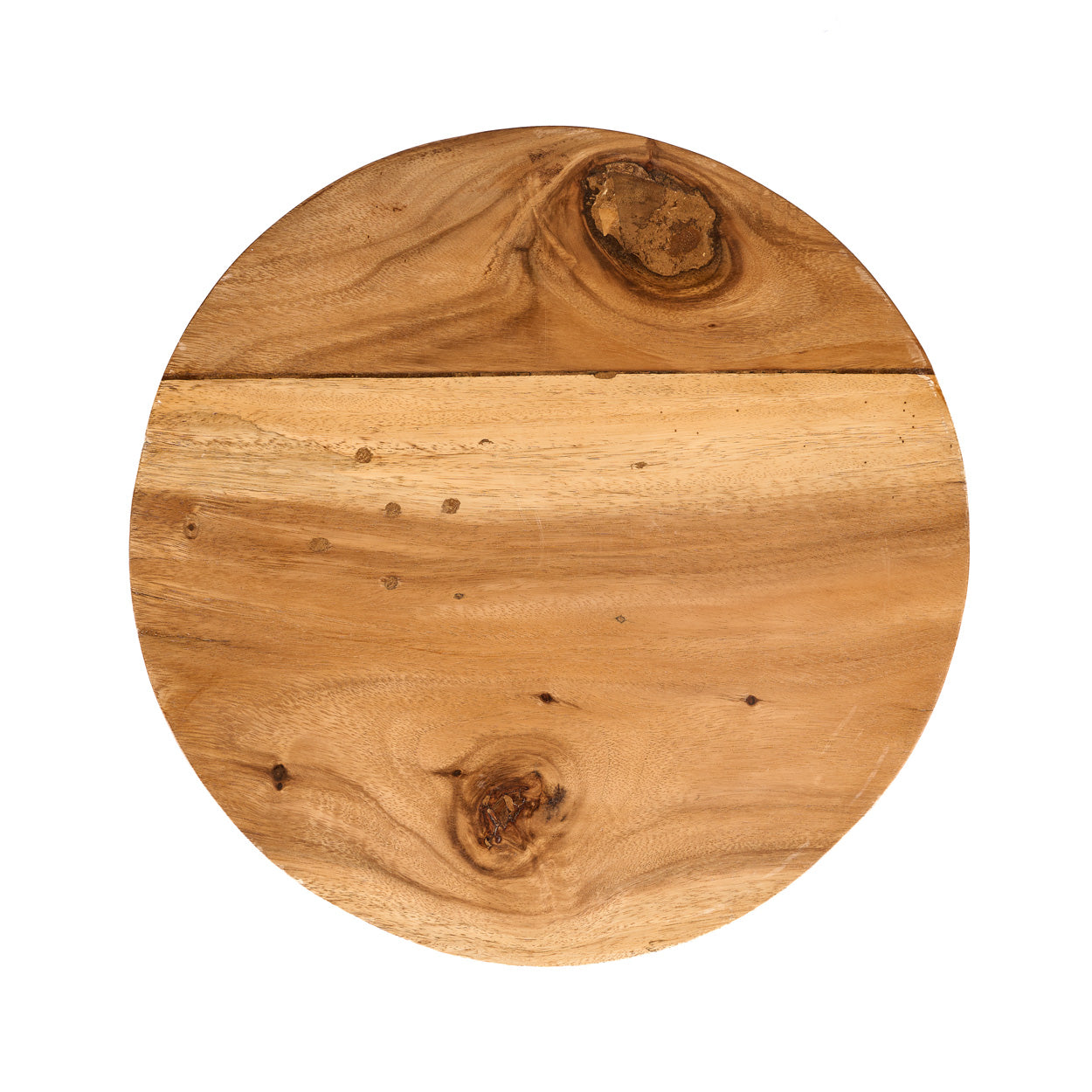 Mango trommel bijzettafel - naturel
