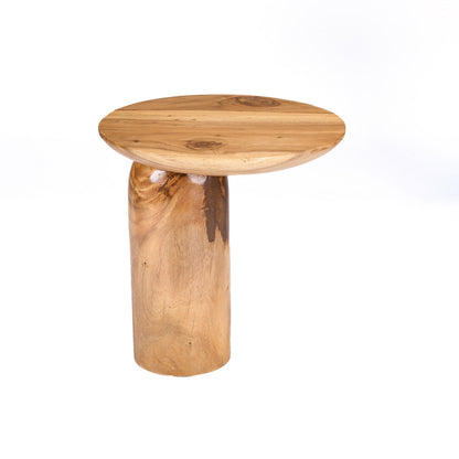Mango trommel bijzettafel - naturel