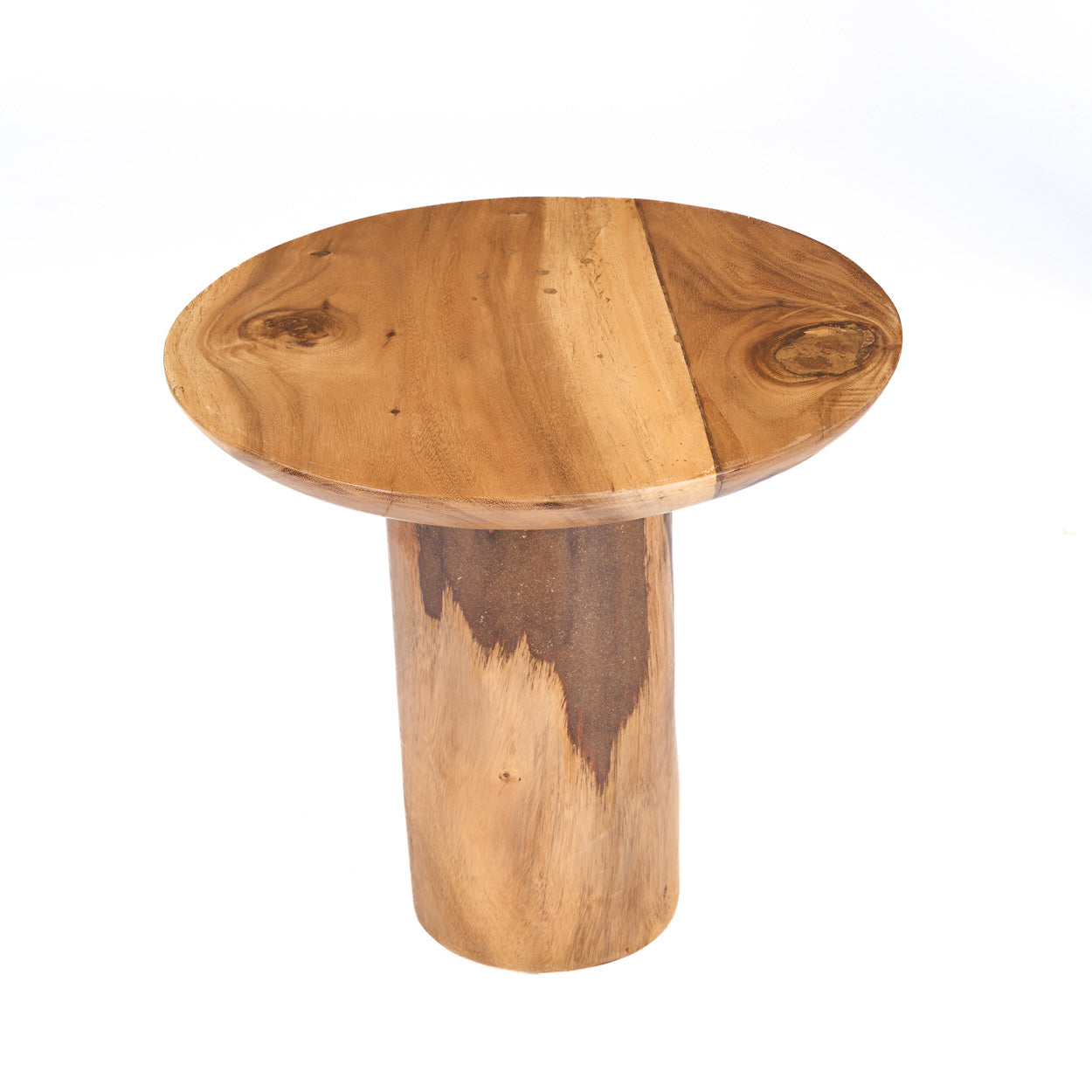 Mango trommel bijzettafel - naturel