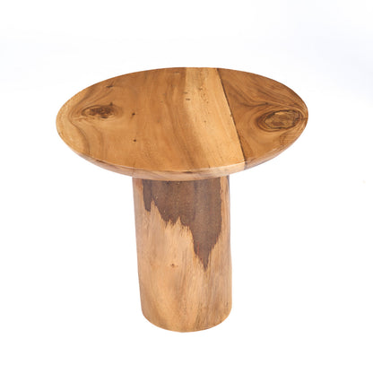 Mango trommel bijzettafel - naturel