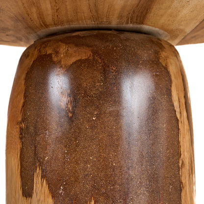 Mango trommel bijzettafel - naturel