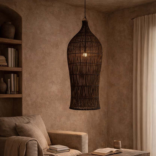 De Oasis Tower Hanglamp - Donker Walnoot - XL