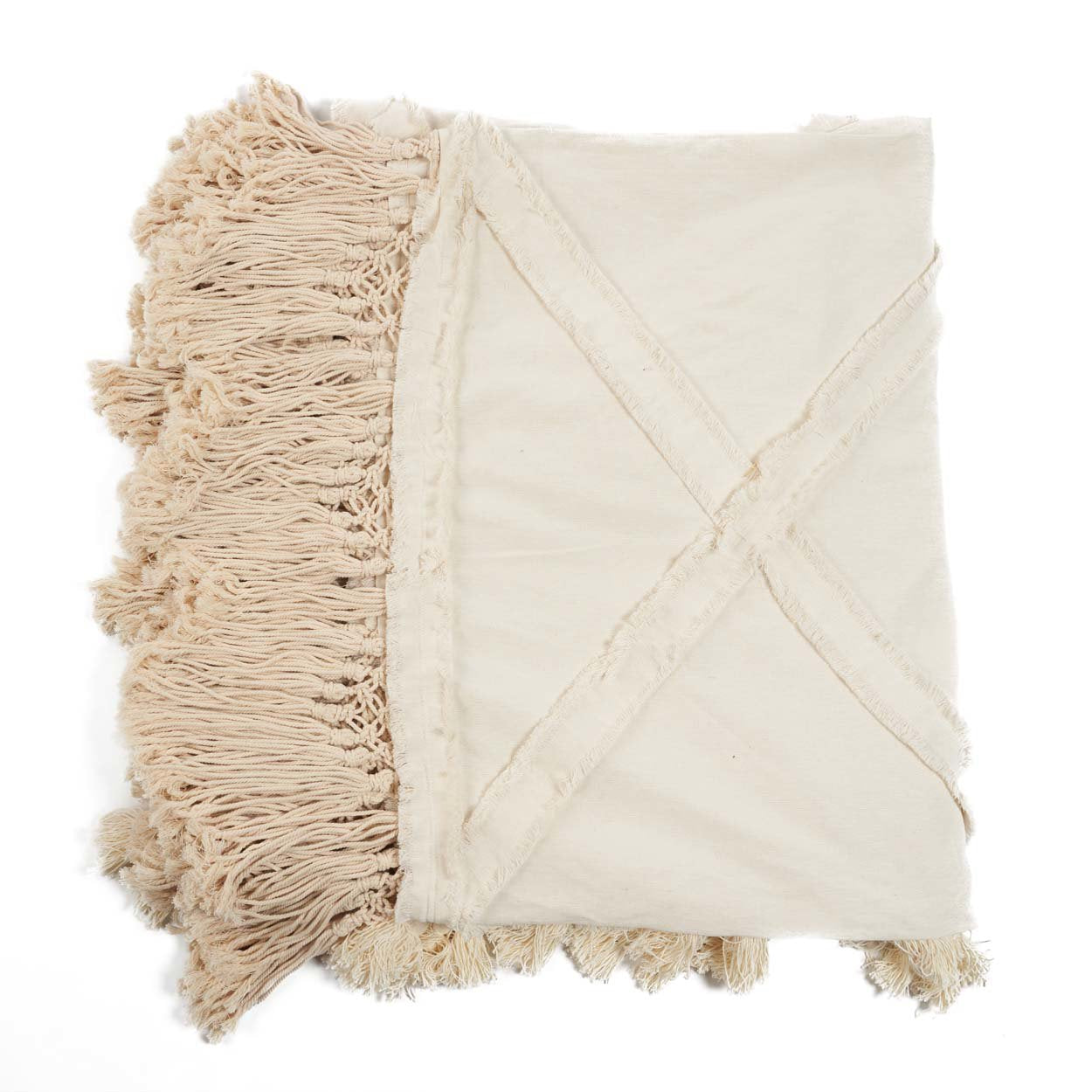 De Berber bedsprei - naturel