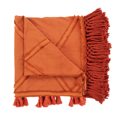 De Berber bedsprei - terracotta