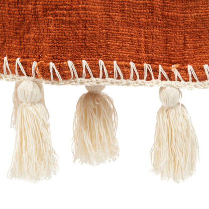 De Stitch bedsprei - terracotta