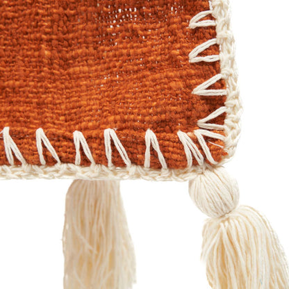 De Stitch bedsprei - terracotta