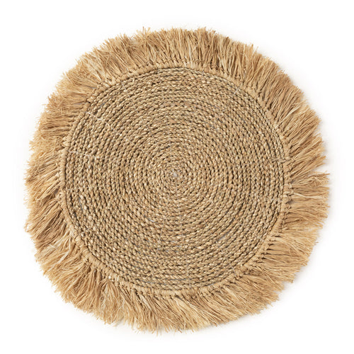 De zeegras-rafia placemat - naturel