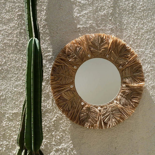 De Palmboomspiegel - Naturel - M