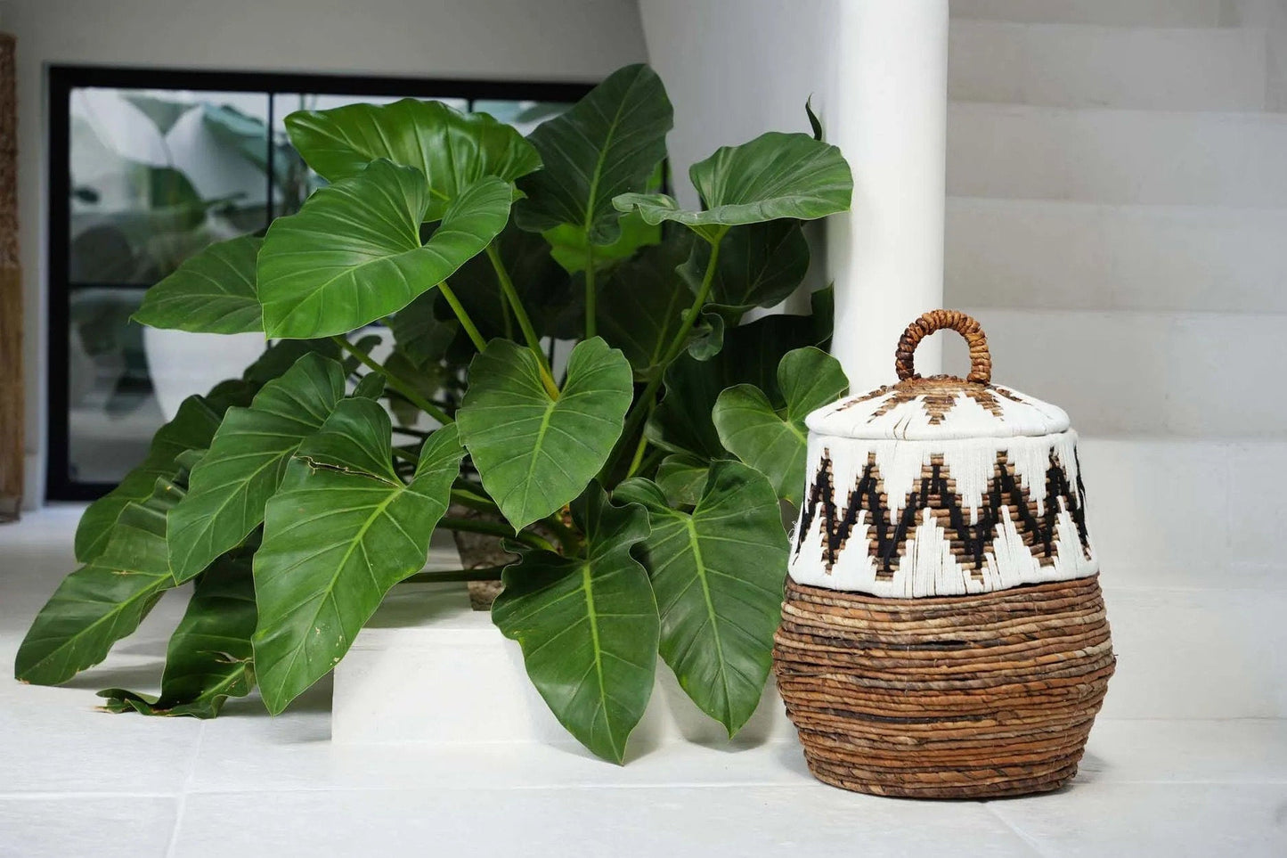 The Little Bay strandmand - naturel wit - M