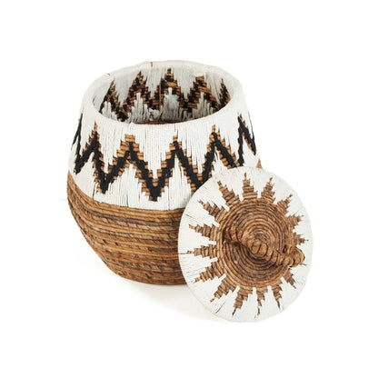 The Little Bay strandmand - naturel wit - M