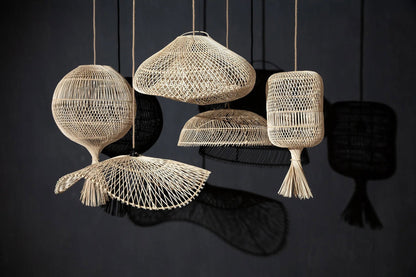 De Wonton vloerlamp - hanglamp - naturel