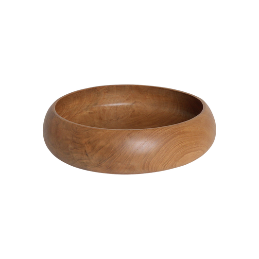 Teakhouten schaal medium - Ø 30 cm
