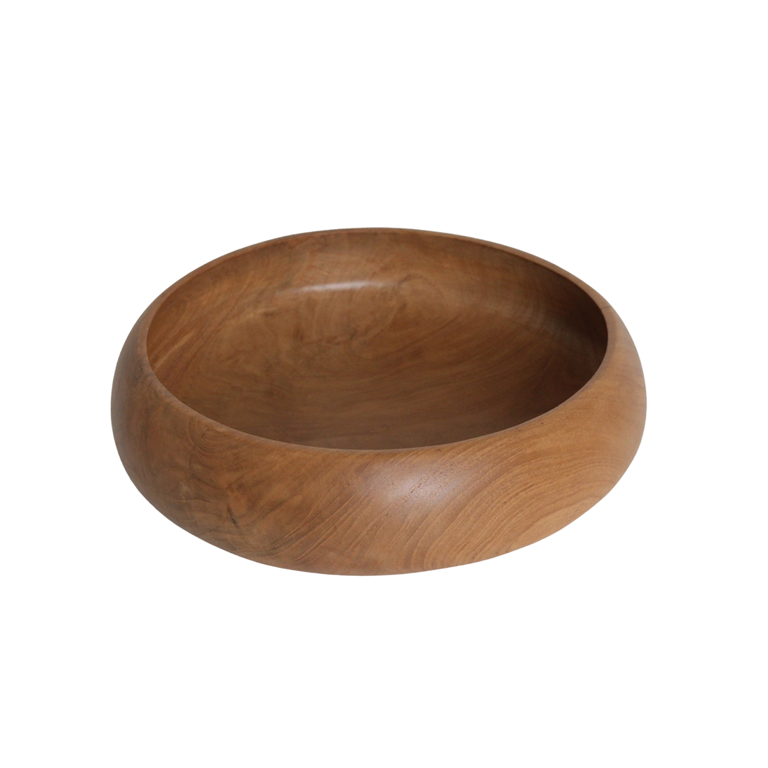 Teakhouten schaal medium - Ø 30 cm