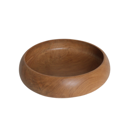 Teakhouten schaal medium - Ø 30 cm