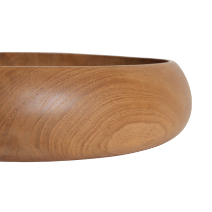 Teakhouten schaal medium - Ø 30 cm