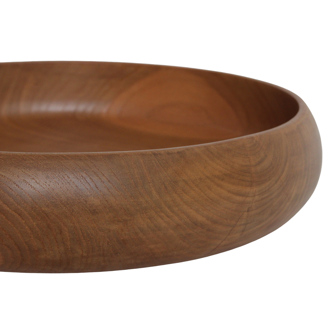Teakhouten schaal groot - Ø 37 cm