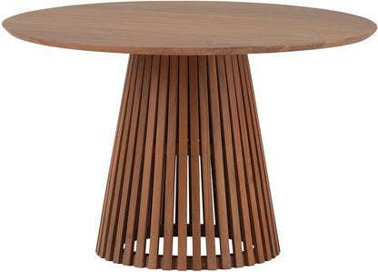 Eetkamertafel Ø130, Acacia naturel