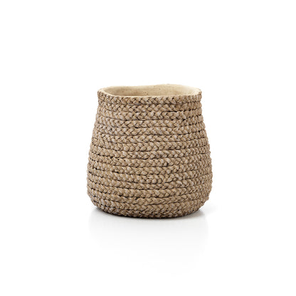 Faux-Puff plantenpot - naturel - L