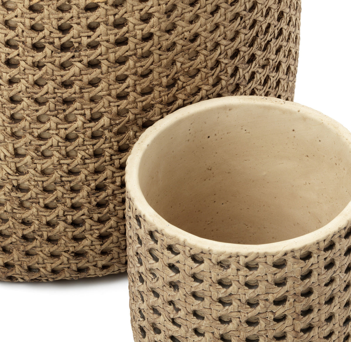 De RattanRock Plantenbak - Naturel - L