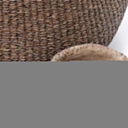 De Faux-Puff plantenbak - bruin - L