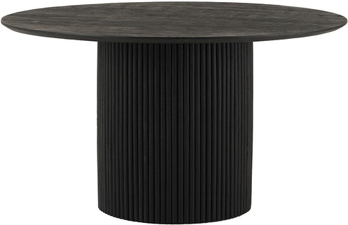 Eetkamertafel Ø140, Acacia Zwart