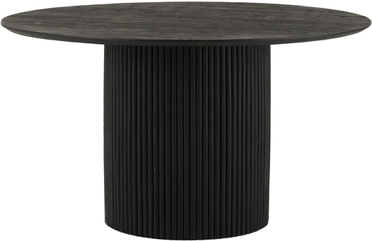 Eetkamertafel Ø140, Acacia Zwart