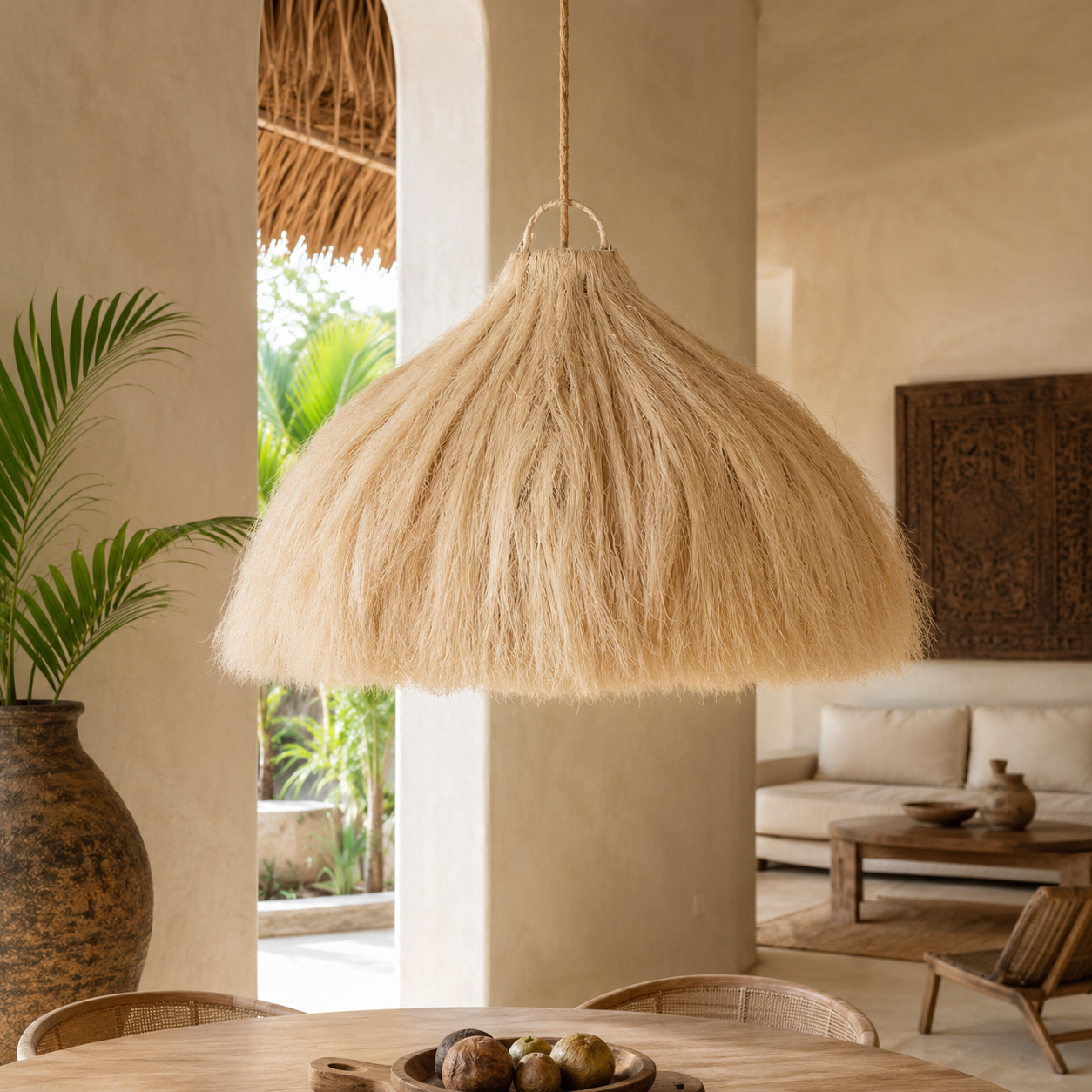 De Rami Hanglamp - Naturel - XL