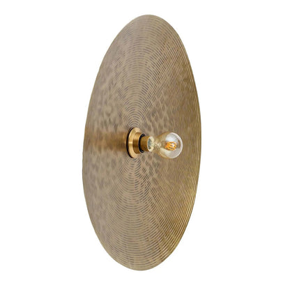 De Full Moon wandlamp - messing - M