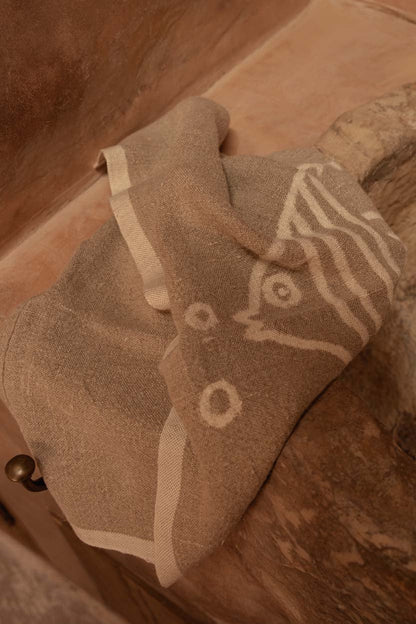 The Linen Fish Keukendoek - naturel wit - 50x70 cm
