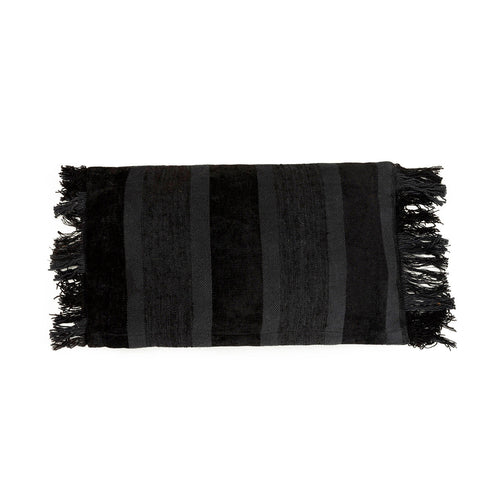 De Oh My Gee kussenhoes - zwart fluweel - 30x50