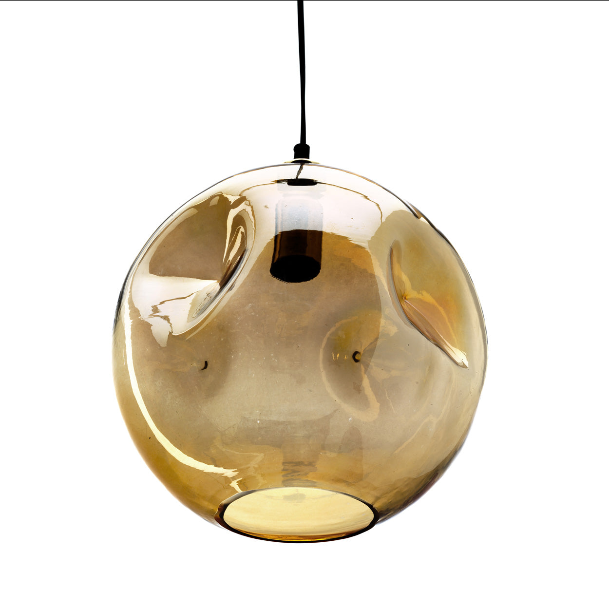 De Bubbella-hanglamp - lichtgoud